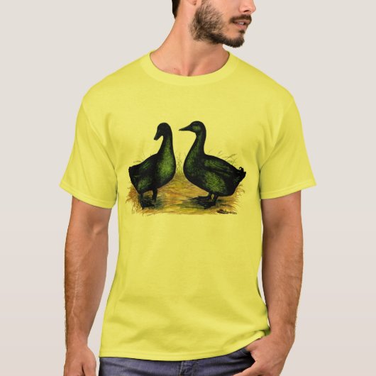 Enten:  Cayuga-Paare T-Shirt (Vorderseite)