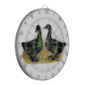 Enten: Cayuga Pair Dartscheibe (Vorderseite Links)