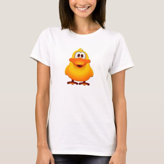 Enten-Damen-Baby - Puppe T - Shirt (angepasstes) (Vorderseite)