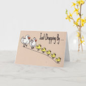 Enten denken an dich karte (Gelbe Blume)