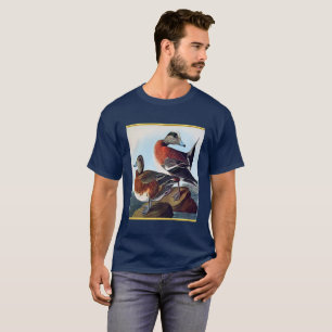 Enten des amerikanischen Widgeon auf einem Felsen T-Shirt
