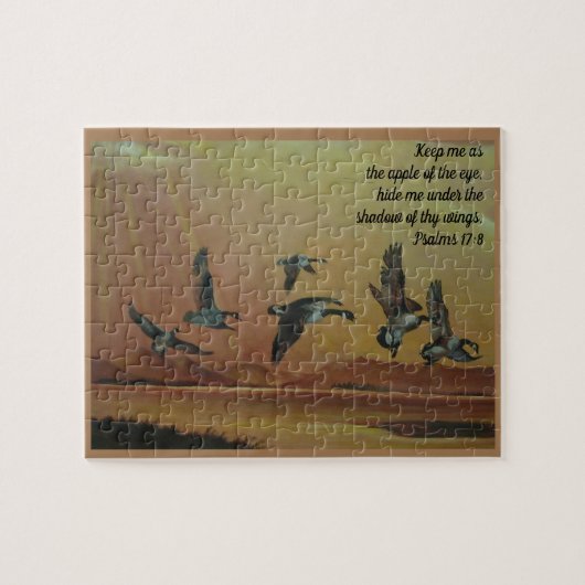 Enten, die fliegen puzzle (Horizontal)