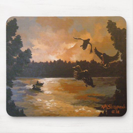 Enten, die sich in der Mauspad halten (Vorne)