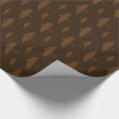 Enten-Dunkelheits-Muster Geschenkpapier (Ecke)