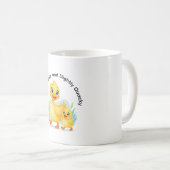 Enten-Duo des Glücks Kaffeetasse (VorderseiteRechts)