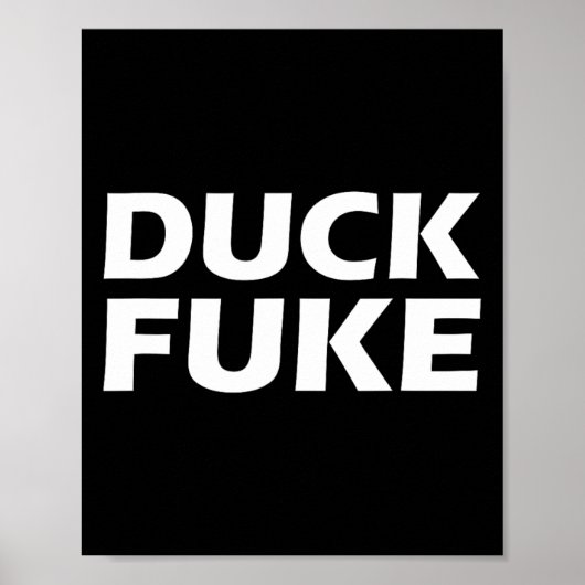 Enten-E-Funny-Sketll-Rivalität Poster (Vorne)