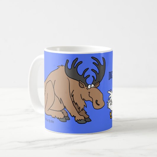 Enten Ente Ente MOOSE Tasse (Vorderseite Links)