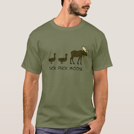 Enten-Enten-Elche T-Shirt (Vorderseite)