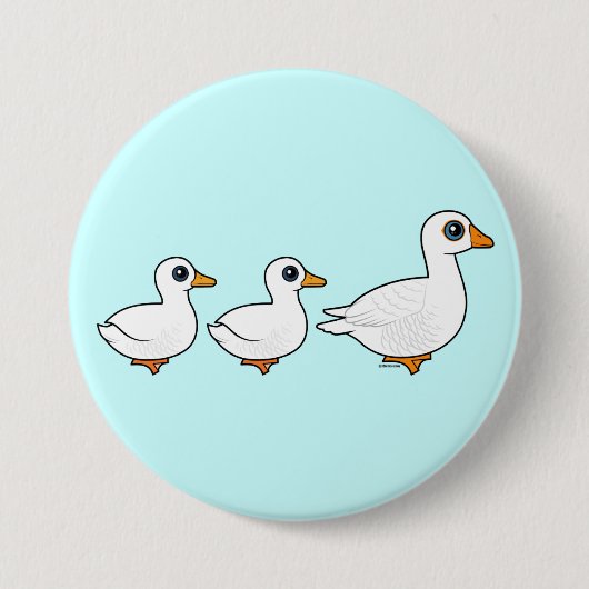 Enten-Enten-Gans inländisch Button (Vorderseite)