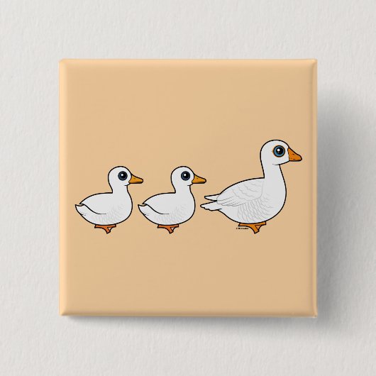 Enten-Enten-Gans inländisch Button (Vorderseite)