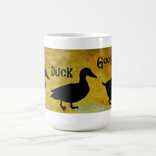 Enten-Enten-Gans! Kaffeetasse (Mittel)