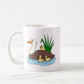 Enten-Familie Kaffeetasse (Links)