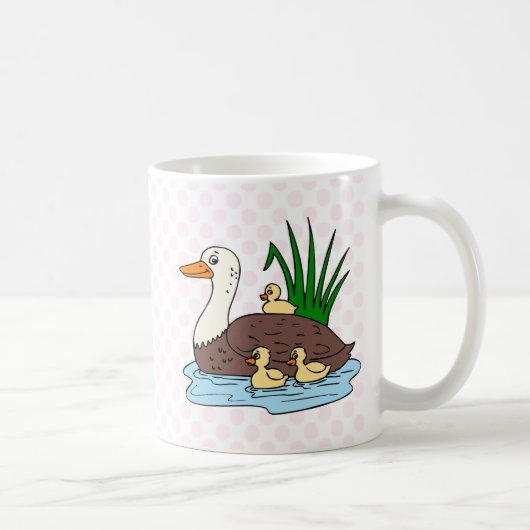 Enten-Familie Kaffeetasse (Rechts)
