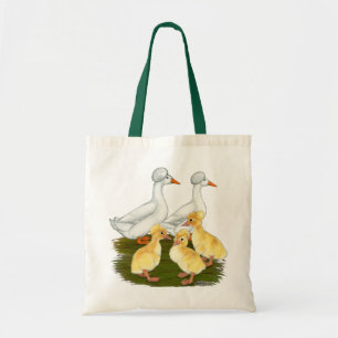 Enten-Familie mit Haube Tragetasche