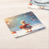 Enten-Feiertags-Papierset Untersetzer (angewinkelt)