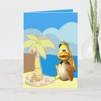 Enten-Fieber Feiertagskarte