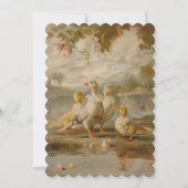 Enten - flache Einladungsgröße: 12,7 cm x 17,8 cm Einladung (Vorderseite)