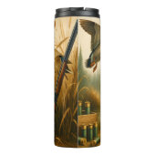 Enten fliegen über Marsch Thermosbecher (Rückseite)