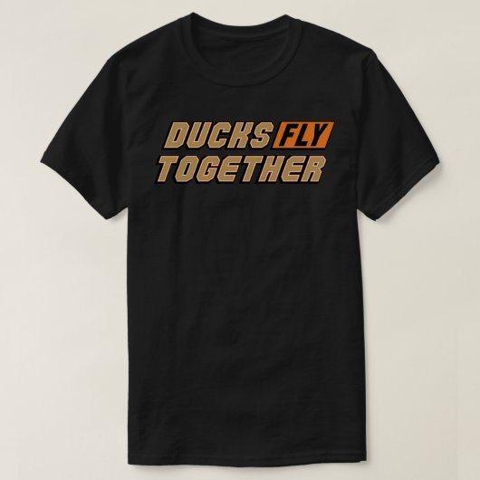 Enten fliegen zusammen 6 T-Shirt (Design vorne)