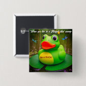 Enten Frosch Sumpf Button (Vorne & Hinten)