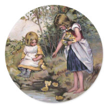 "Enten füttern" Vintage