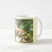 Enten, Gänse und Schwäne Kaffeetasse (VorderseiteRechts)