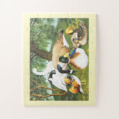 Enten, Gänse und Schwäne Puzzle (Vertikal)