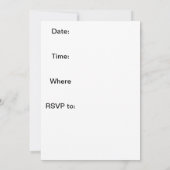 Enten-Geburtstags-Party Einladung (Rückseite)