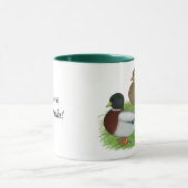 Enten: Graue Anrufe Tasse (Zentrum)