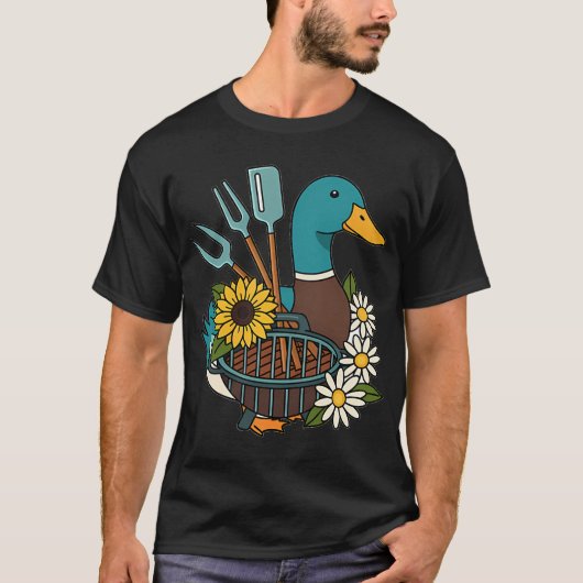 Enten-Grill-Werkzeug-Bundle-Geschenk T-Shirt (Vorderseite)