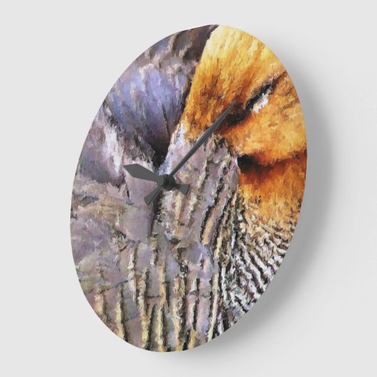 ENTEN GROßE WANDUHR (Winkel)