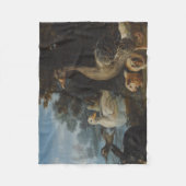 Enten Guinea Schweine und ein Kaninchen in einem b Fleecedecke (Vorderseite)