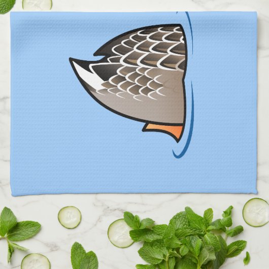 Enten-Hintern Handtuch (Gefaltet)