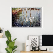 Enten im Dock ll Poster (Heimbüro)