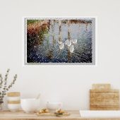 Enten im Dock ll Poster (Küche)