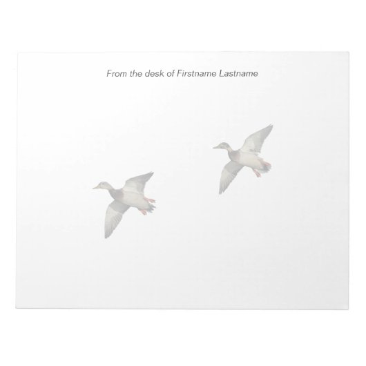 Enten im Flight Notepad Notizblock (Vorderseite)