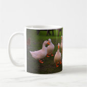 Enten im Park Funny Wir sind alle Quacker Kaffeetasse (Links)
