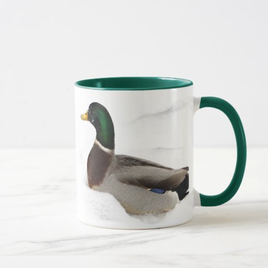 Enten im Schnee Tasse (Rechts)