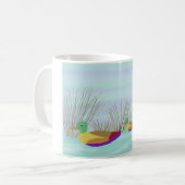 Enten im Wasser Kaffeetasse (Vorderseite Links)