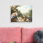 Enten in der Flusslandschaft Leinwanddruck (Insitu (Wohnzimmer))