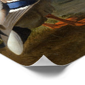 Enten in der Flusslandschaft Poster (Ecke)