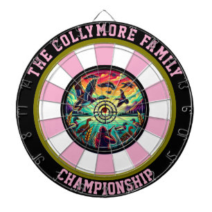 Enten in der Jagd Kunst Dartscheibe