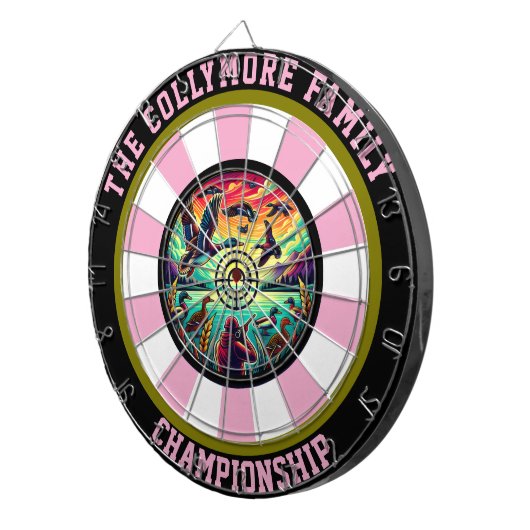 Enten in der Jagd Kunst Dartscheibe (Vorderseite rechts)