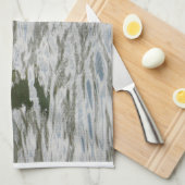 Enten in einem Teich Geschirrtuch (Viertel Falte)