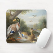 Enten in einer Fluss-Landschaft Mousepad (Mit Mouse)
