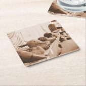 Enten in einer Reihe - Antiquitäten - Untersetzer (angewinkelt)