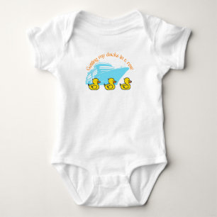 Enten in einer Reihe Baby Strampler