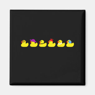 Enten In Einer Reihe Lustiger Wortwitz Dad Joke Sü Magnet