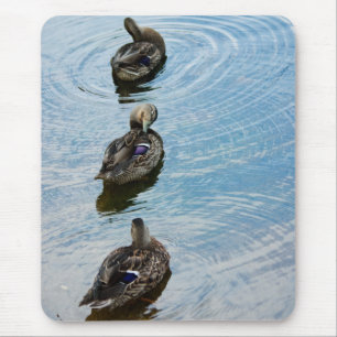 Enten in einer Reihe Mousepad