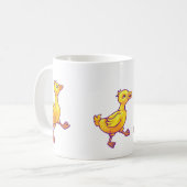 Enten in einer Row-Tasse Kaffeetasse (Vorderseite Links)
